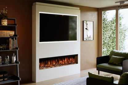Evolution Fires - Pre-Built Media Wall Package 17 including Electric Fire