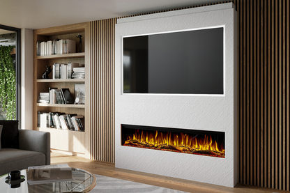 Evolution Fires - Pre-Built Media Wall Package 17 including Electric Fire