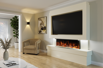 Evolution Fires Package 2 – Pre-Built Media Wall with Electric Fireplace