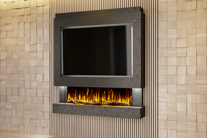 Evolution Fires Package 4 – Pre-Built Media Wall with Electric Fireplace