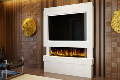 Evolution Fires Package 5 – Pre-Built Media Wall with Electric Fireplace