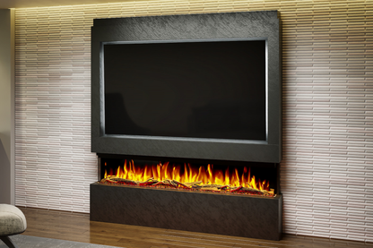 Evolution Fires Package 9 – Pre-Built Media Wall with Electric Fireplace