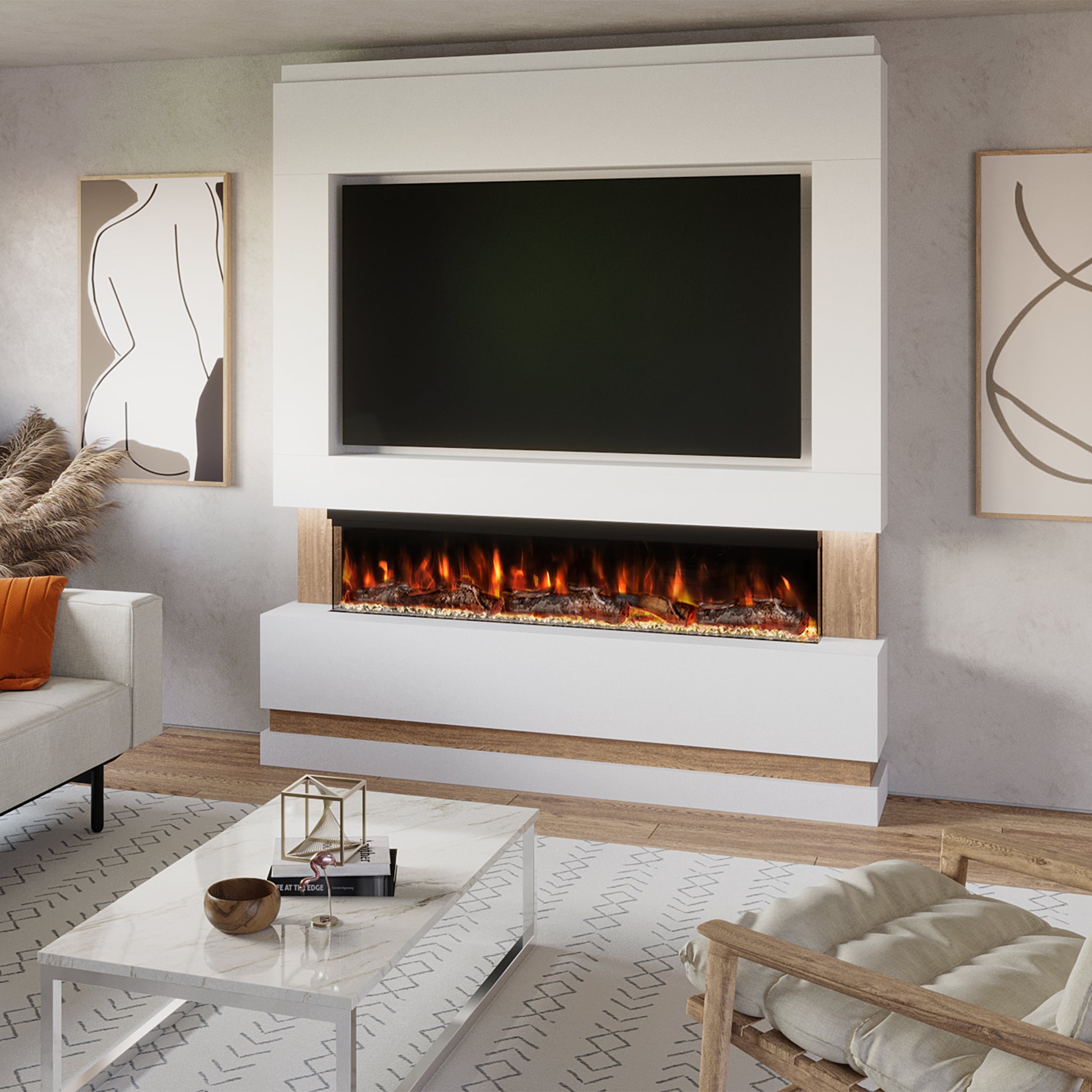 14+ Long Electric Fireplace 14+ Long Electric Fireplace