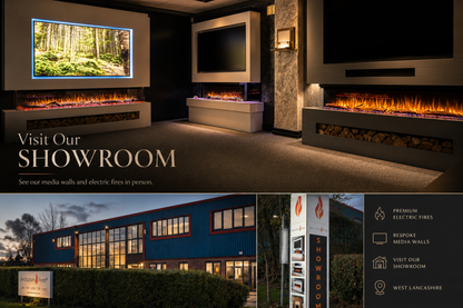 Evolution Fires Spectrum Slimline Series 50 Inch Media Wall Electric Fire