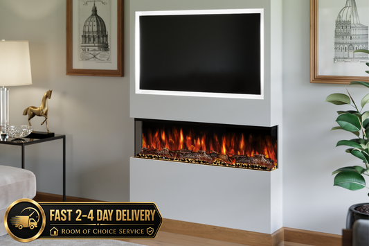 Evolution Fires Spectrum Slimline 44 Inch Media Wall Electric Fire
