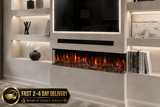 Evolution Fires Spectrum Slimline Series 50 Inch Media Wall Electric Fire