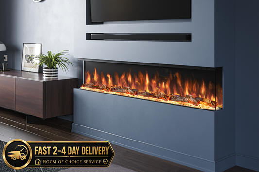 Evolution Fires Spectrum Slimline Series 60 Inch Media Wall Electric Fire
