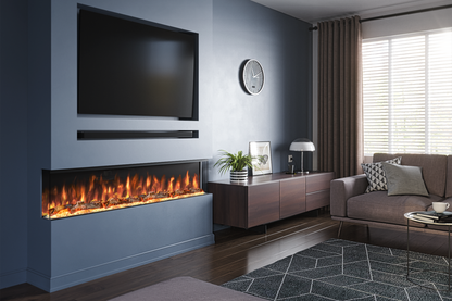 Evolution Fires Spectrum Slimline Series 60 Inch Media Wall Electric Fire