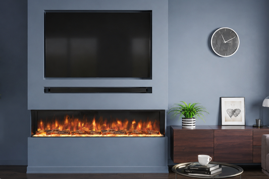 Evolution Fires Spectrum Slimline Series 60 Inch Media Wall Electric Fire