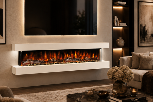 Evolution Fires - Studio 7 Wall Mounted Electric Fireplace