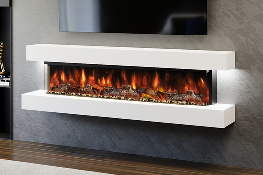 Evolution Fires - Studio 6 Wall-Mounted Electric Fireplace