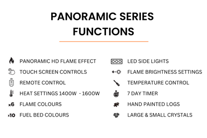 Spectrum Series 50 Inch Media Wall Fire