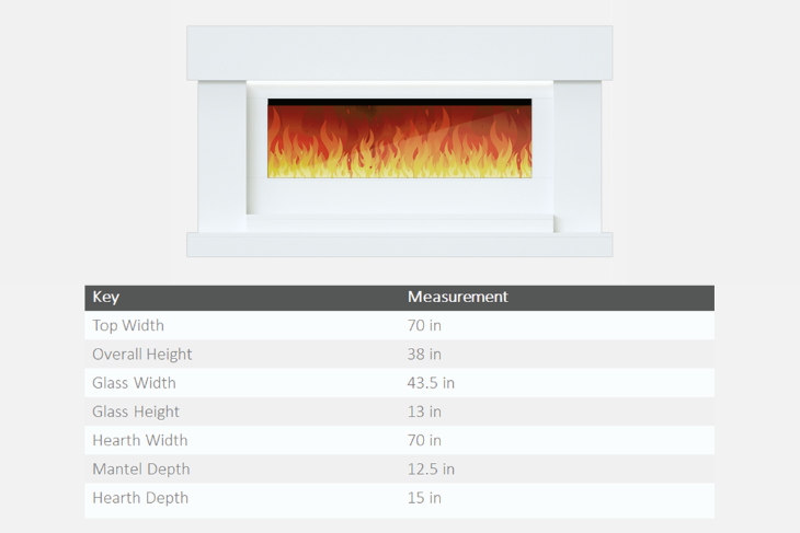 Neon Electric Fireplace Suite by Evolution Fires