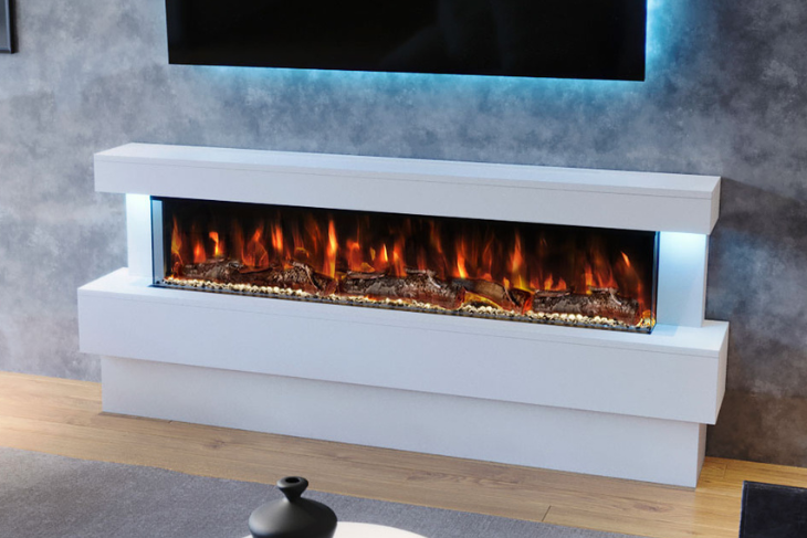 Evolution Fires - Vanderbilt Electric Fireplace Suite