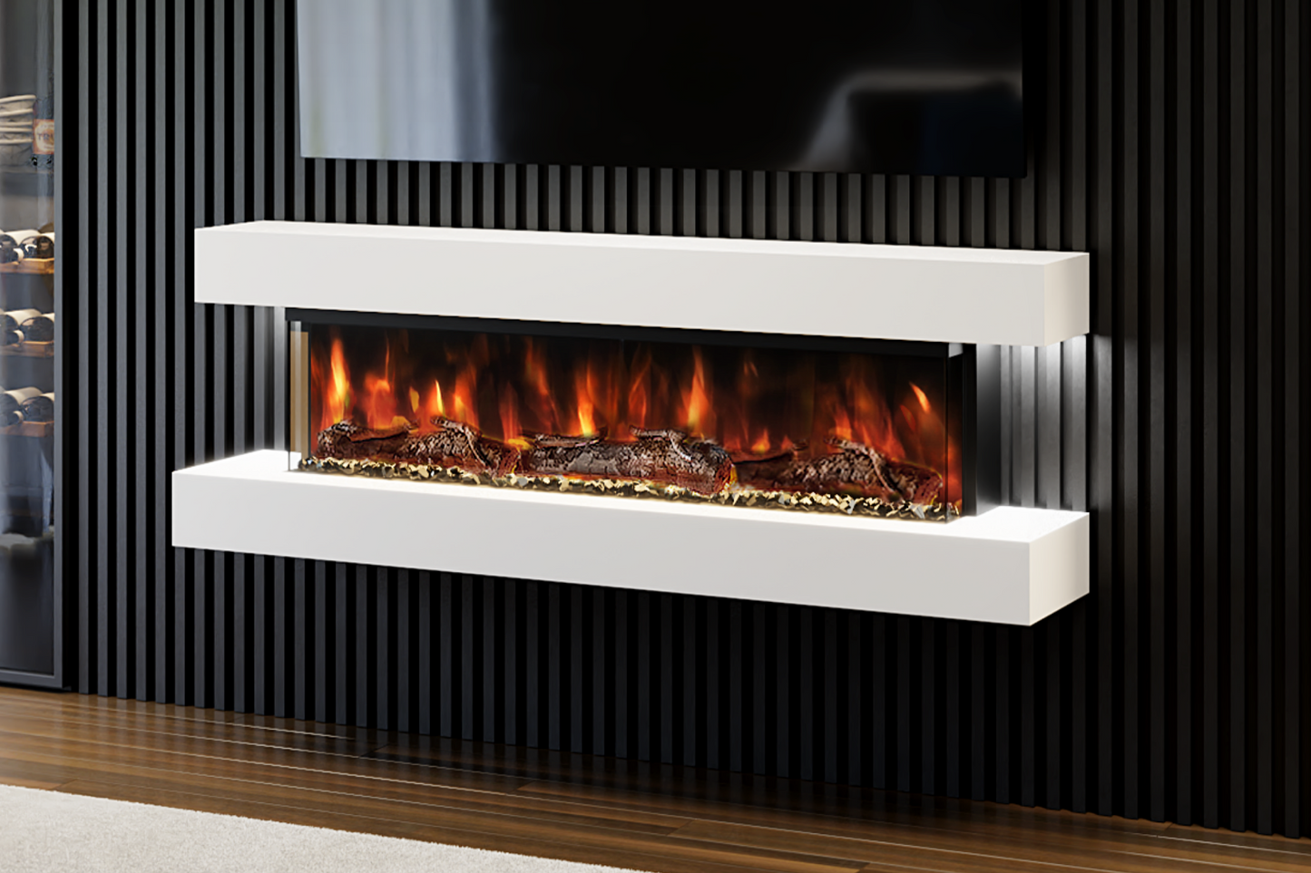 Studio 5 Wall-Mounted Electric Fireplace by Evolution Fires