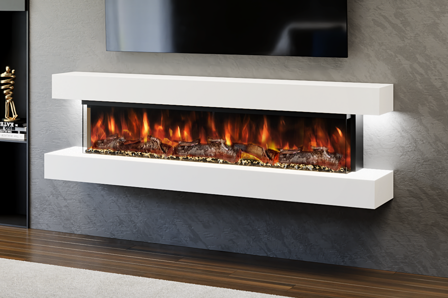 Studio 6 Wall-Mounted Electric Fireplace by Evolution Fires